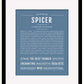 Frame Options | Steele Blue | Black Frame, Matted