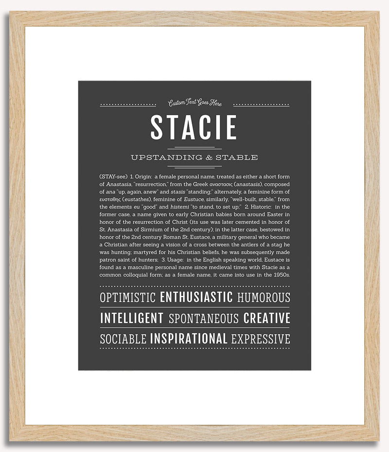 Stacie | Name Art Print