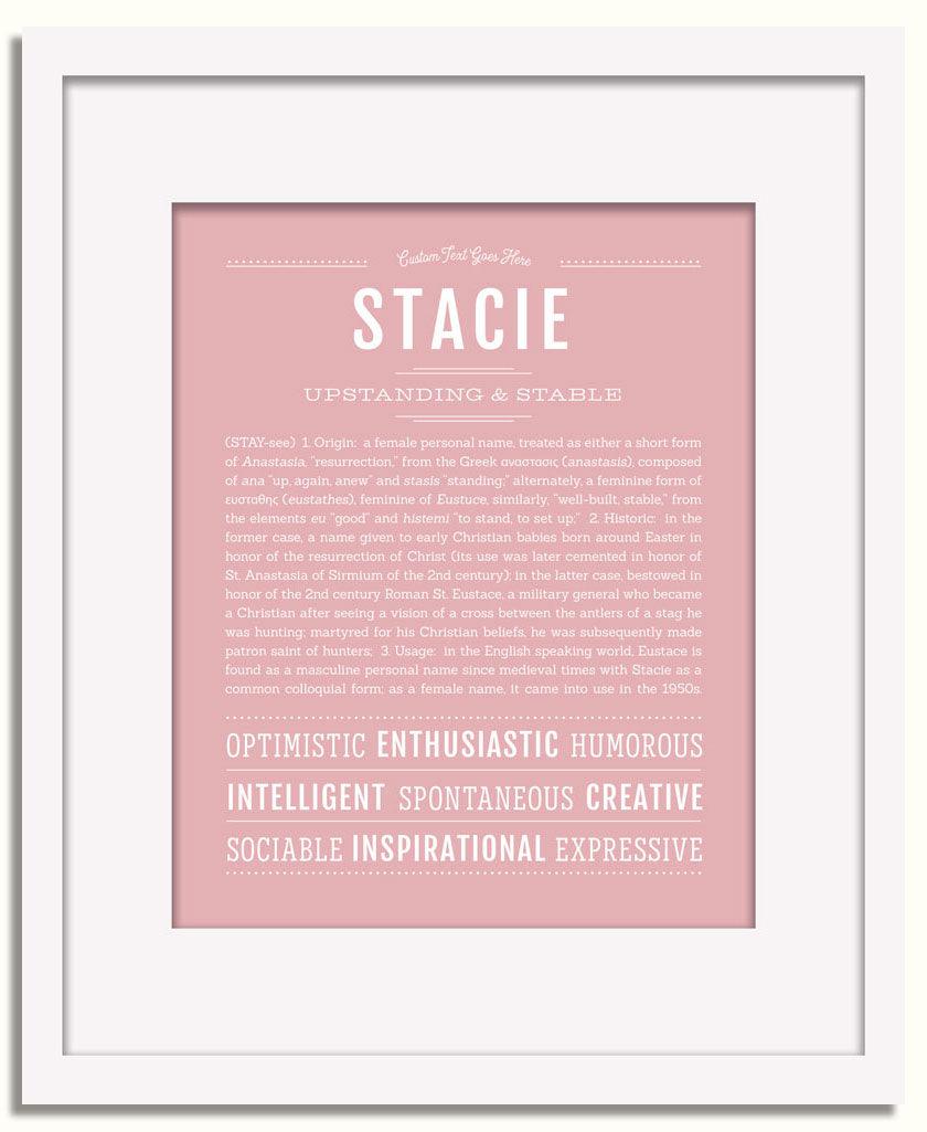 Frame Options | Dusty Rose | White Frame, Matted