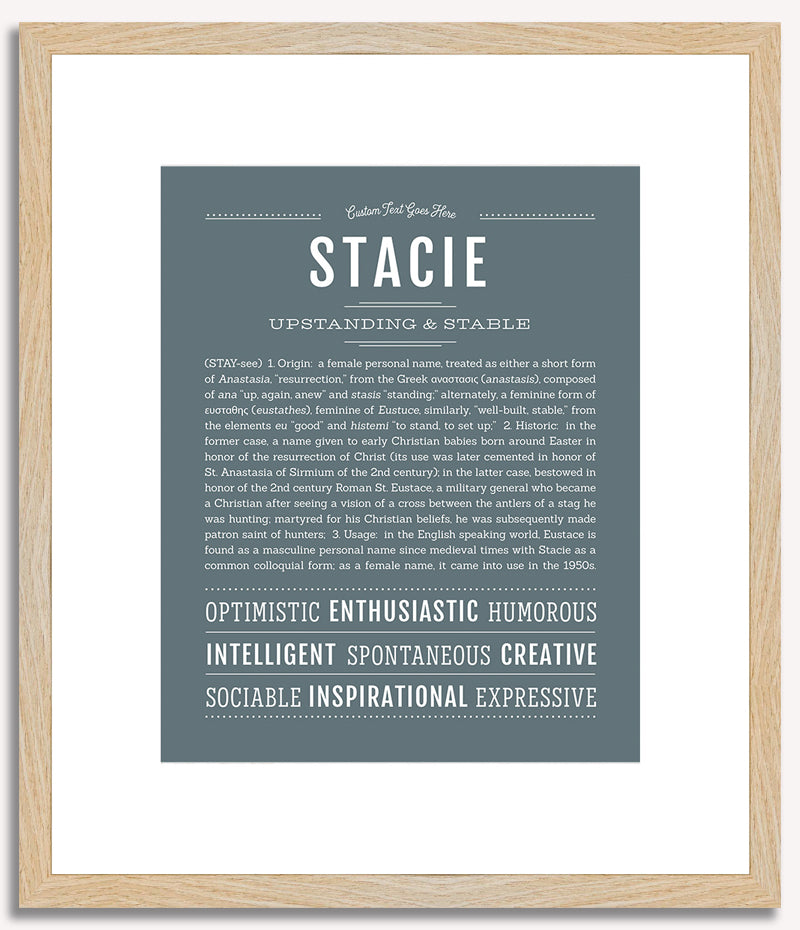 Stacie | Name Art Print