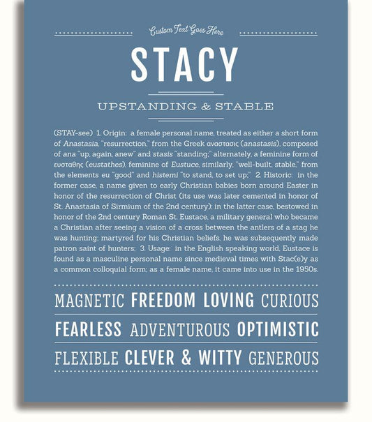 Frame Options | Steele Blue | No Frame