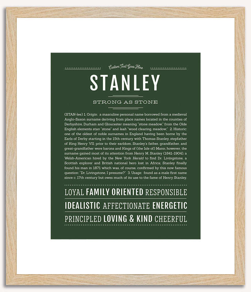 Stanley | Name Art Print