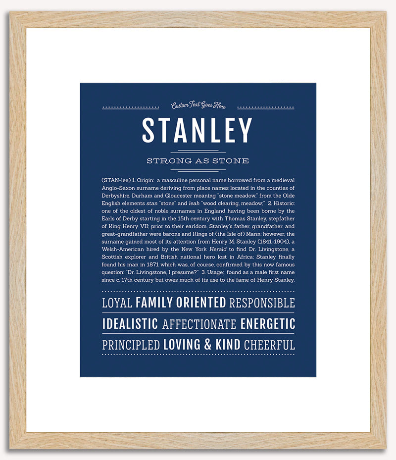 Stanley | Name Art Print