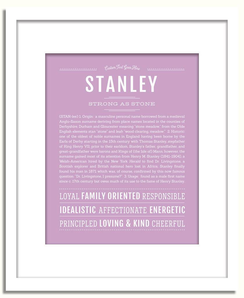 Frame Options | Lilac | White Frame, Matted