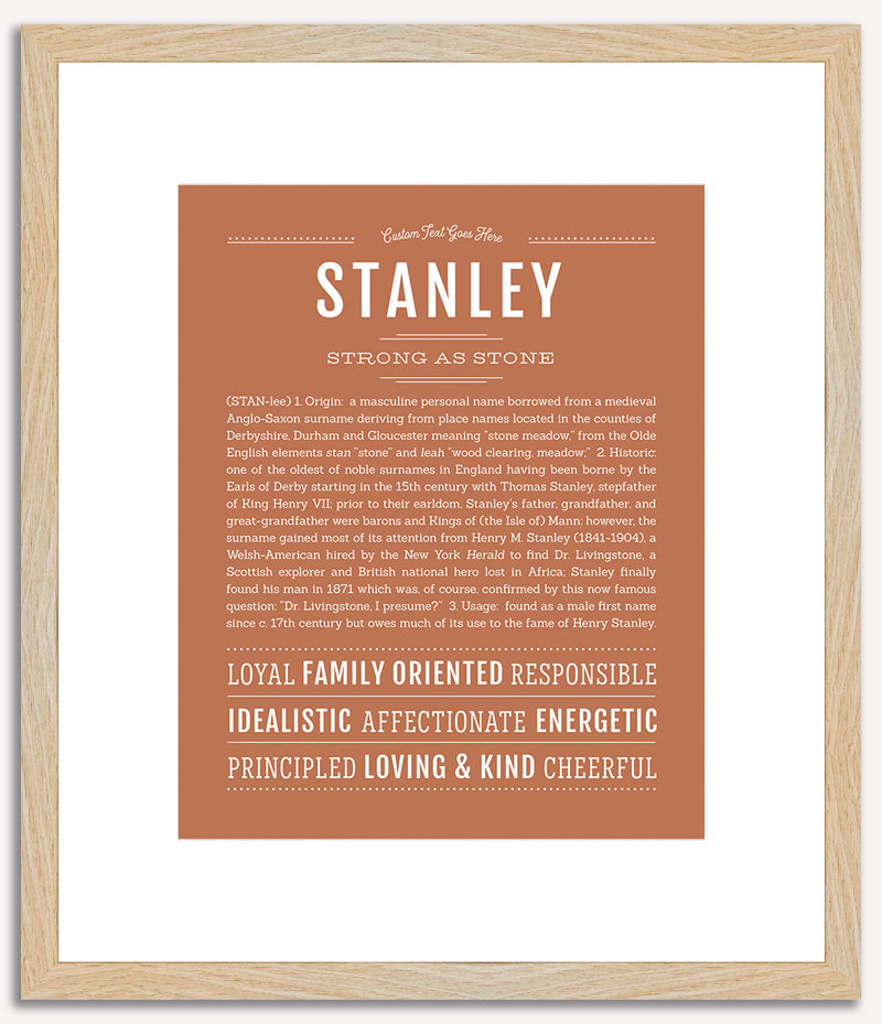 Stanley | Name Art Print