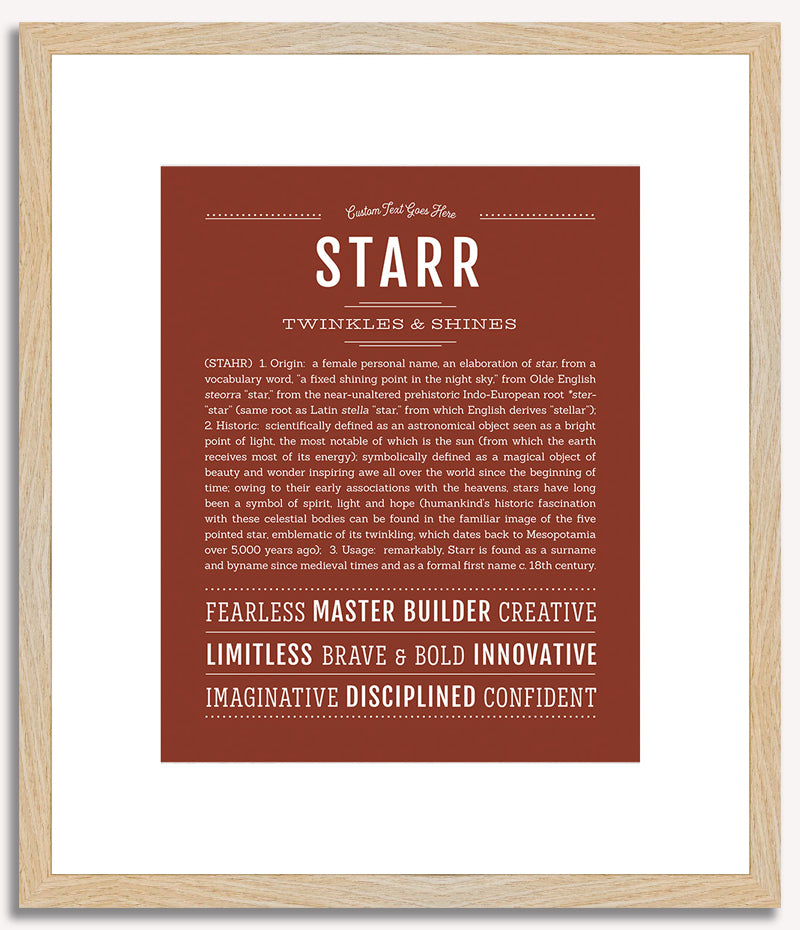 Starr | Name Art Print