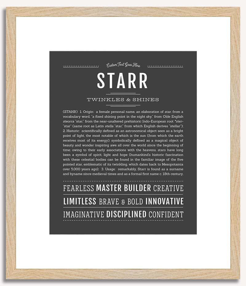 Starr | Name Art Print