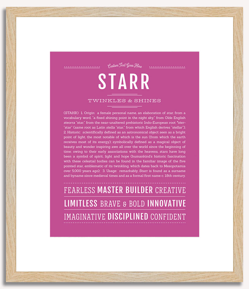 Starr | Name Art Print