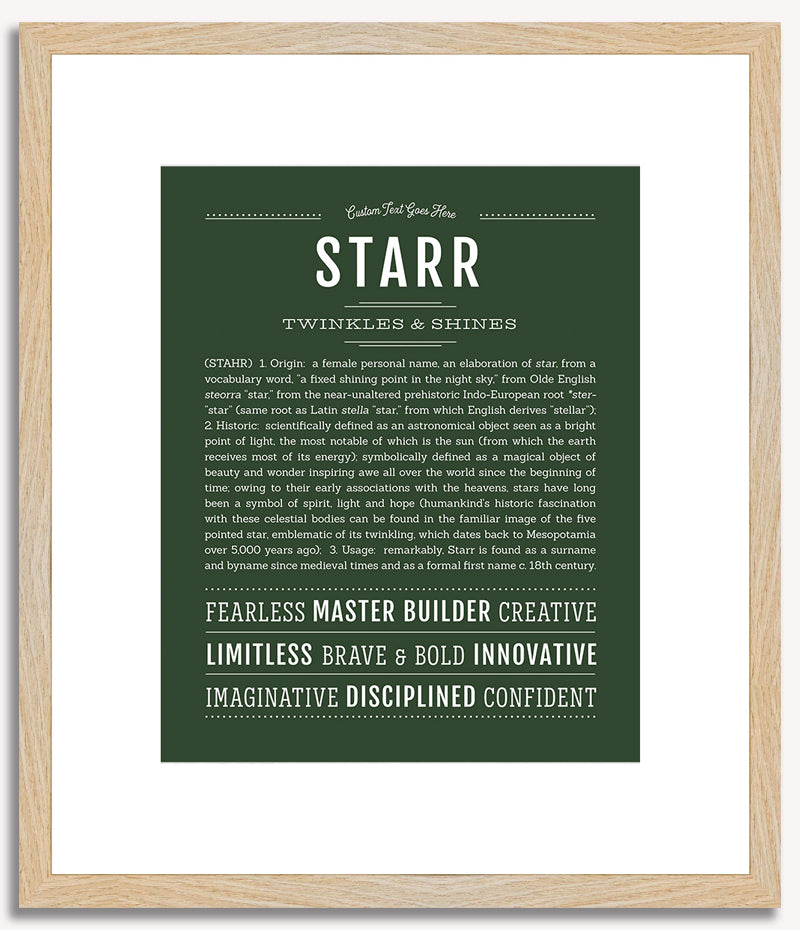 Starr | Name Art Print