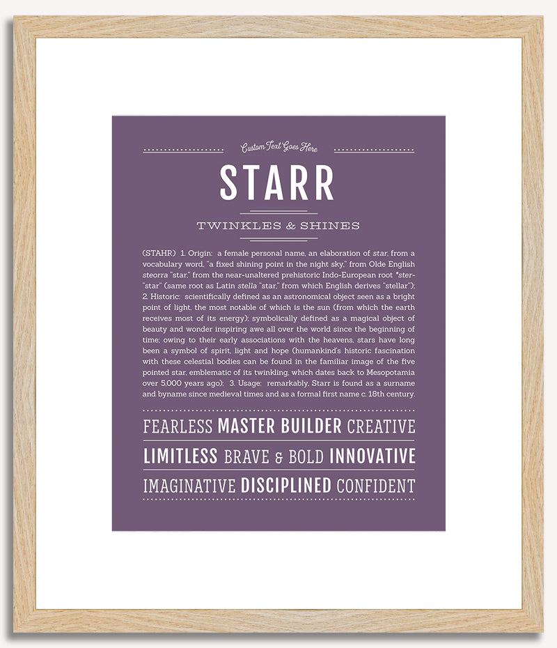 Starr | Name Art Print