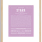 Starr | Name Art Print