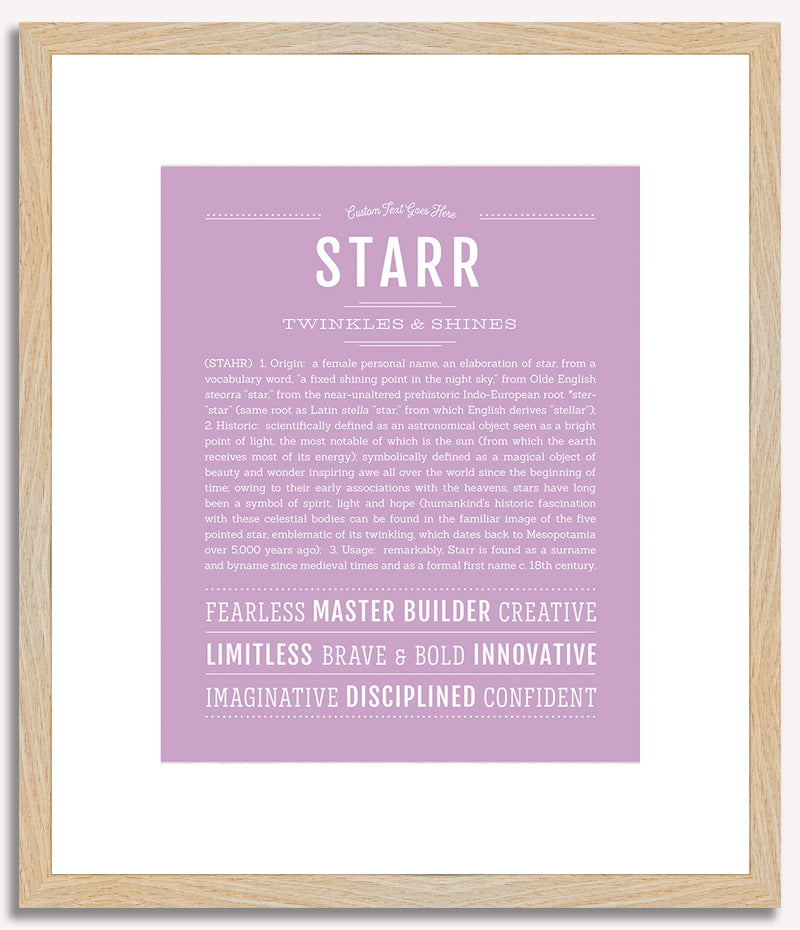 Starr | Name Art Print