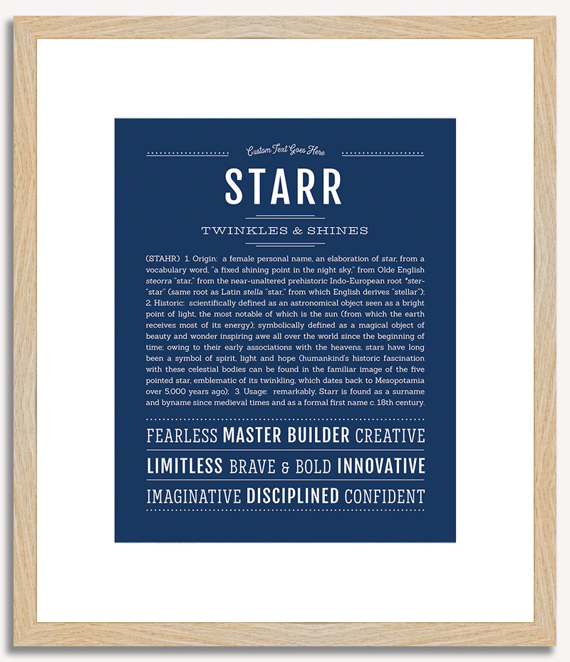 Starr | Name Art Print