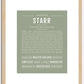 Starr | Name Art Print