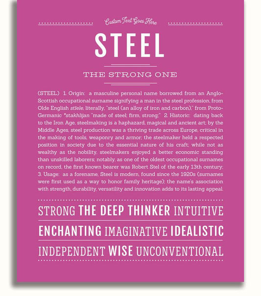 Frame Options | Dark Pink | No Frame