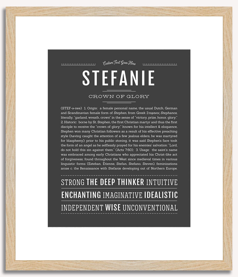 Stefanie | Name Art Print