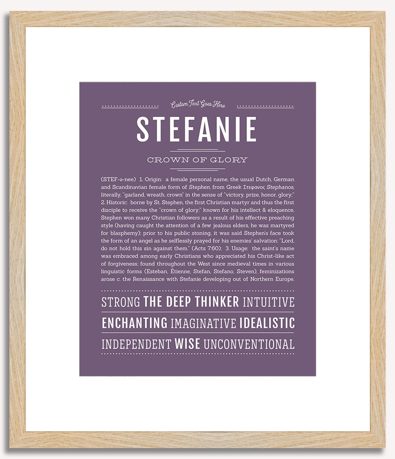 Stefanie | Name Art Print