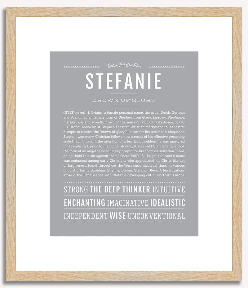 Stefanie | Name Art Print