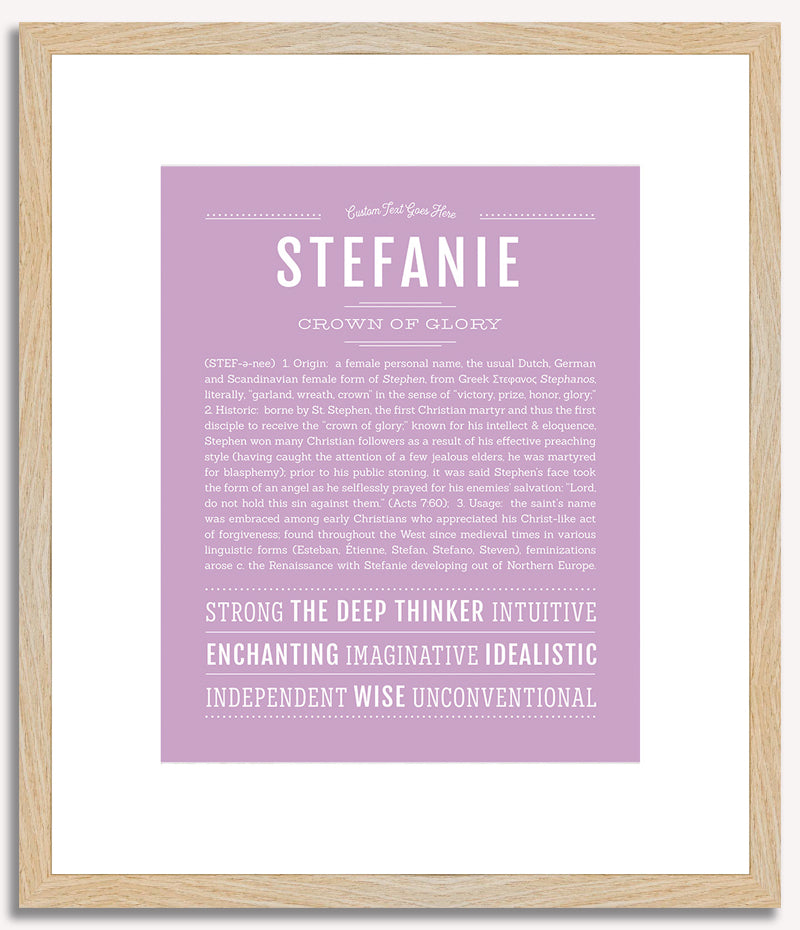 Stefanie | Name Art Print