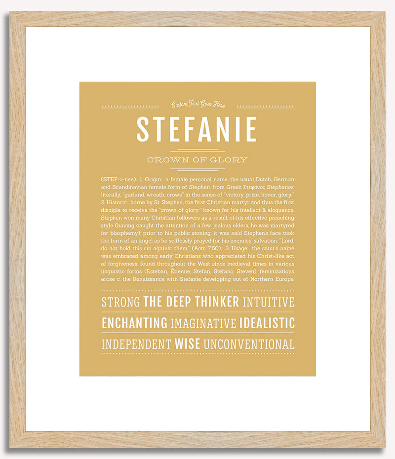 Stefanie | Name Art Print