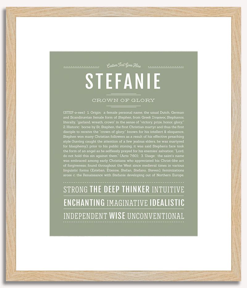 Stefanie | Name Art Print