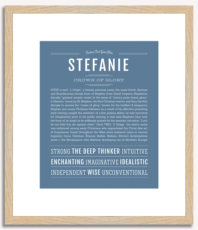 Stefanie | Name Art Print