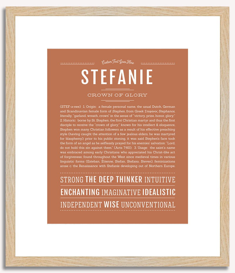 Stefanie | Name Art Print