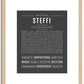 Steffi | Name Art Print