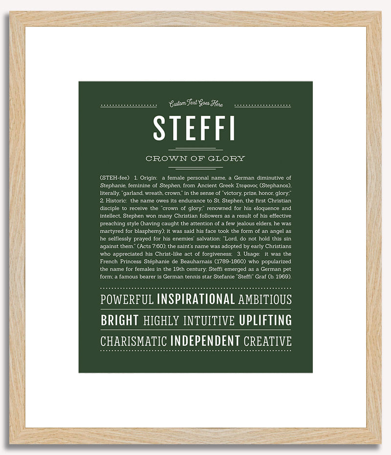 Steffi | Name Art Print