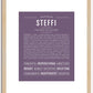 Steffi | Name Art Print