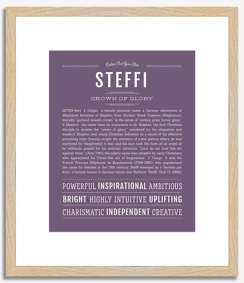 Steffi | Name Art Print