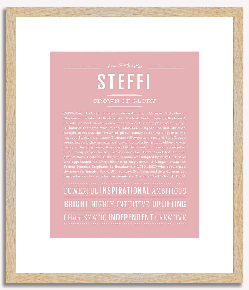 Steffi | Name Art Print