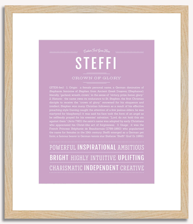 Steffi | Name Art Print