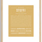 Steffi | Name Art Print