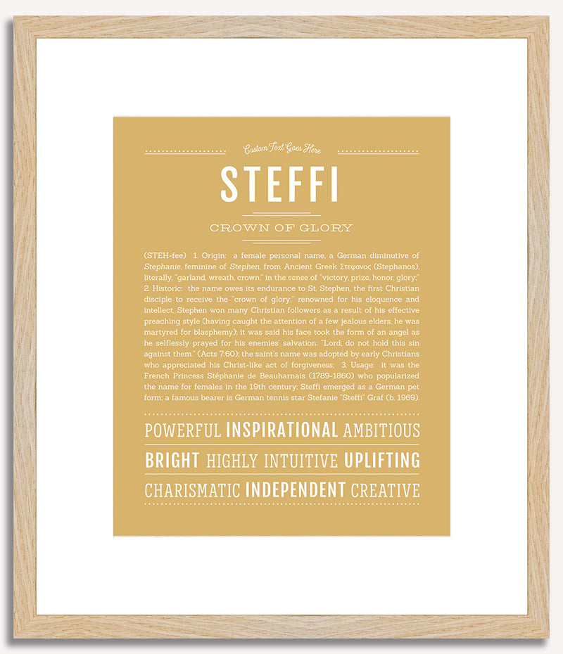 Steffi | Name Art Print