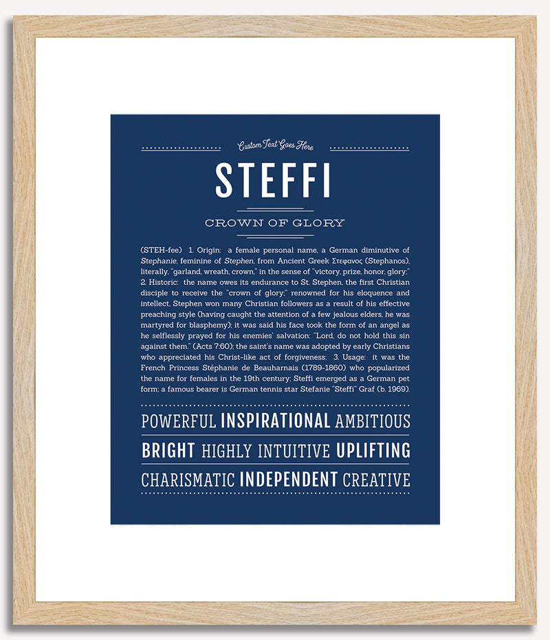 Steffi | Name Art Print