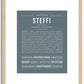 Steffi | Name Art Print