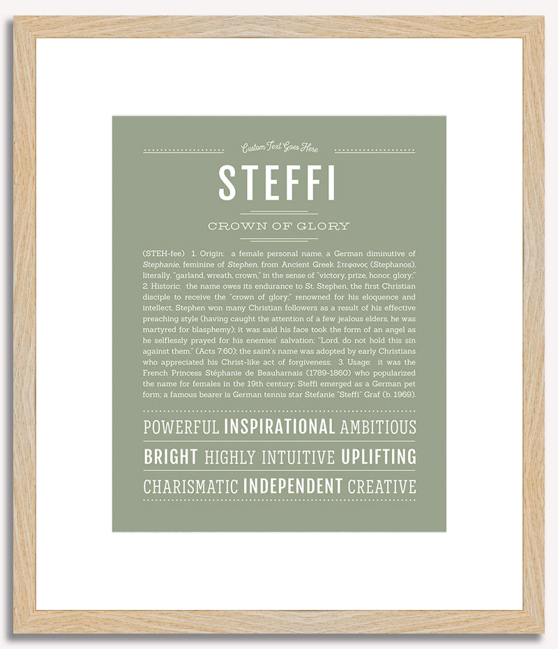 Steffi | Name Art Print