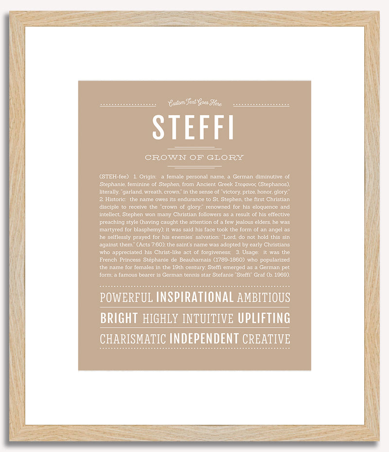 Steffi | Name Art Print