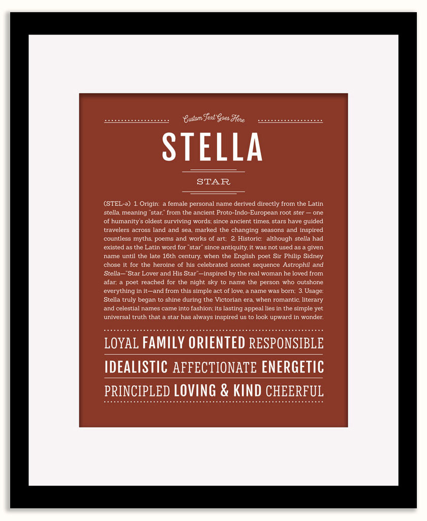 Stella | Name Art Print
