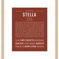 Stella | Name Art Print