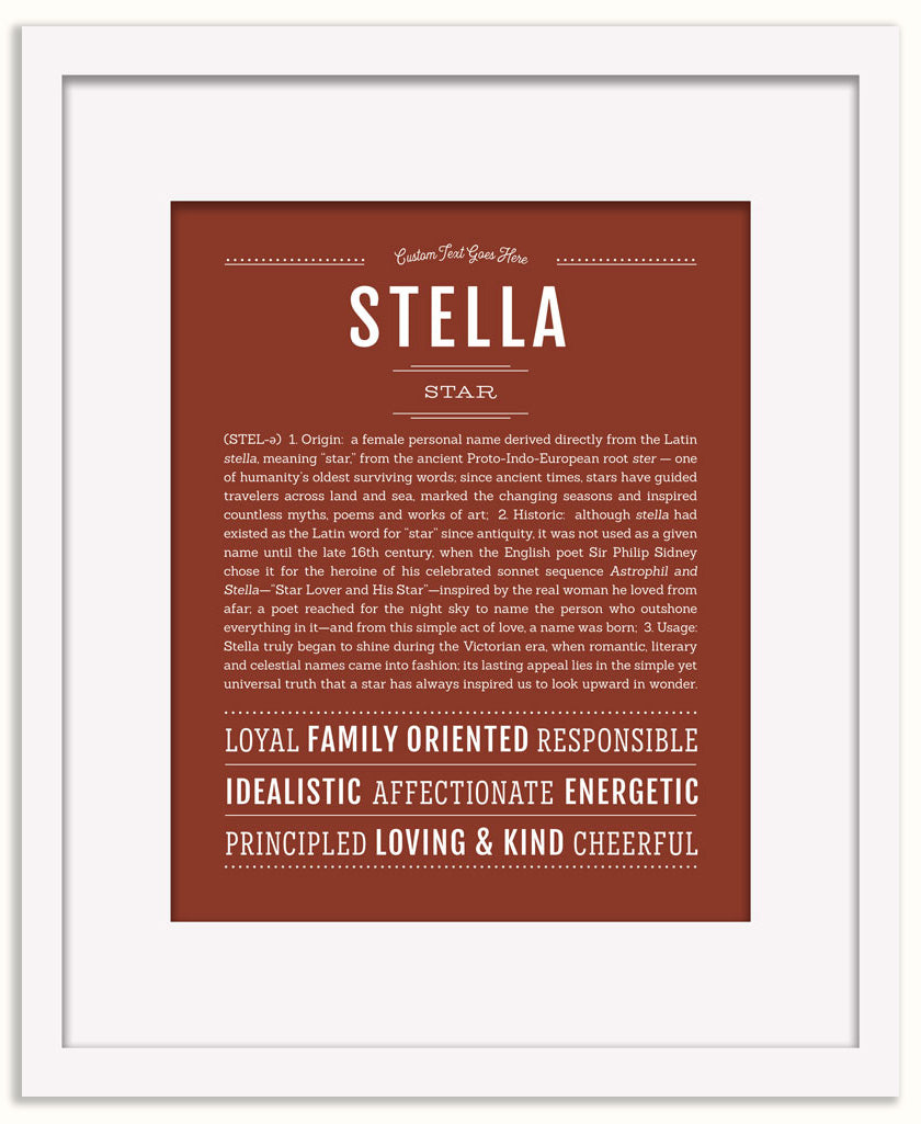 Stella | Name Art Print