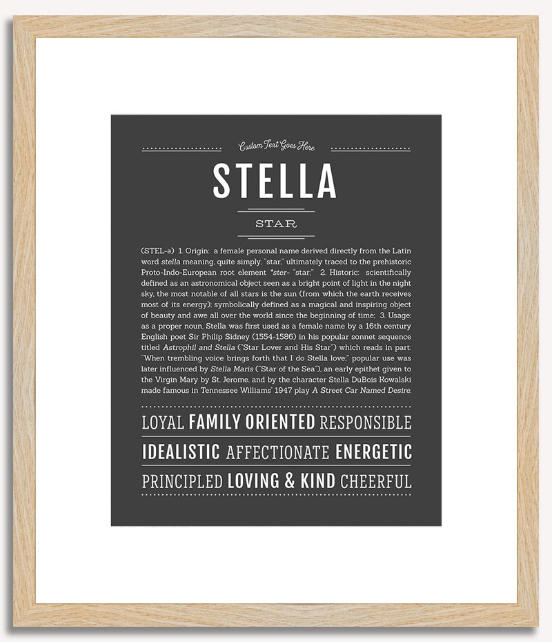 Stella | Name Art Print