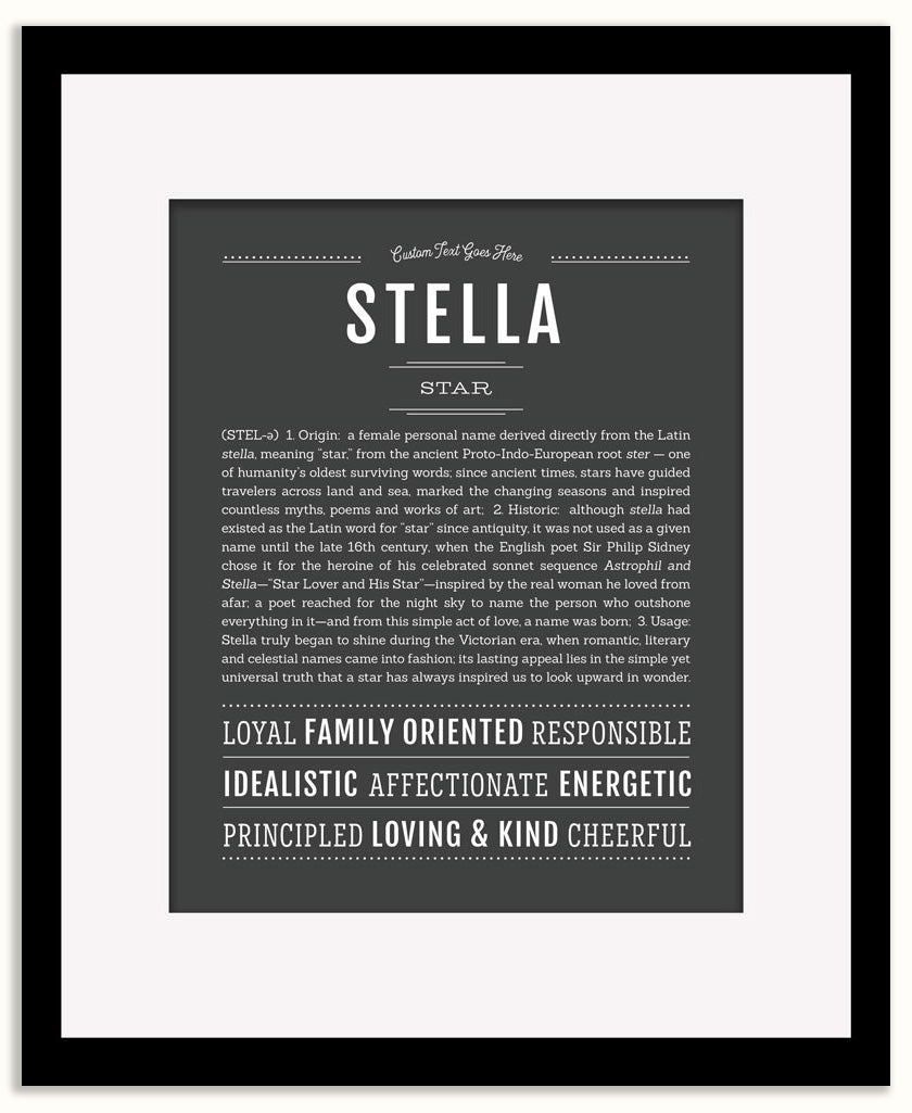 Stella | Name Art Print