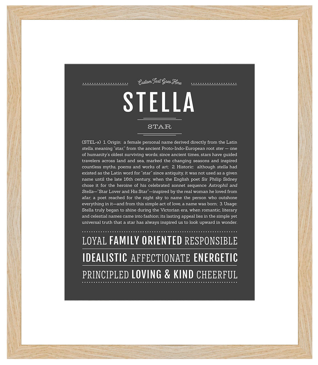 Stella | Name Art Print
