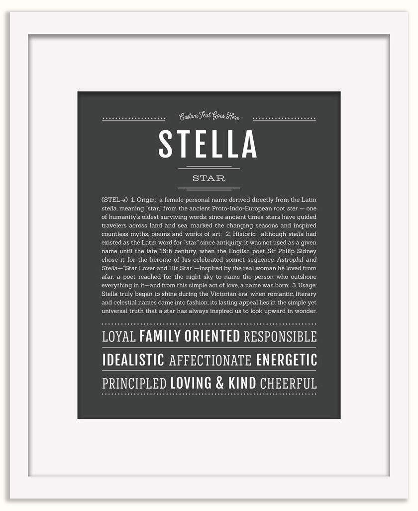 Stella | Name Art Print
