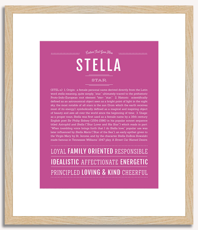 Stella | Name Art Print