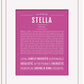 Stella | Name Art Print