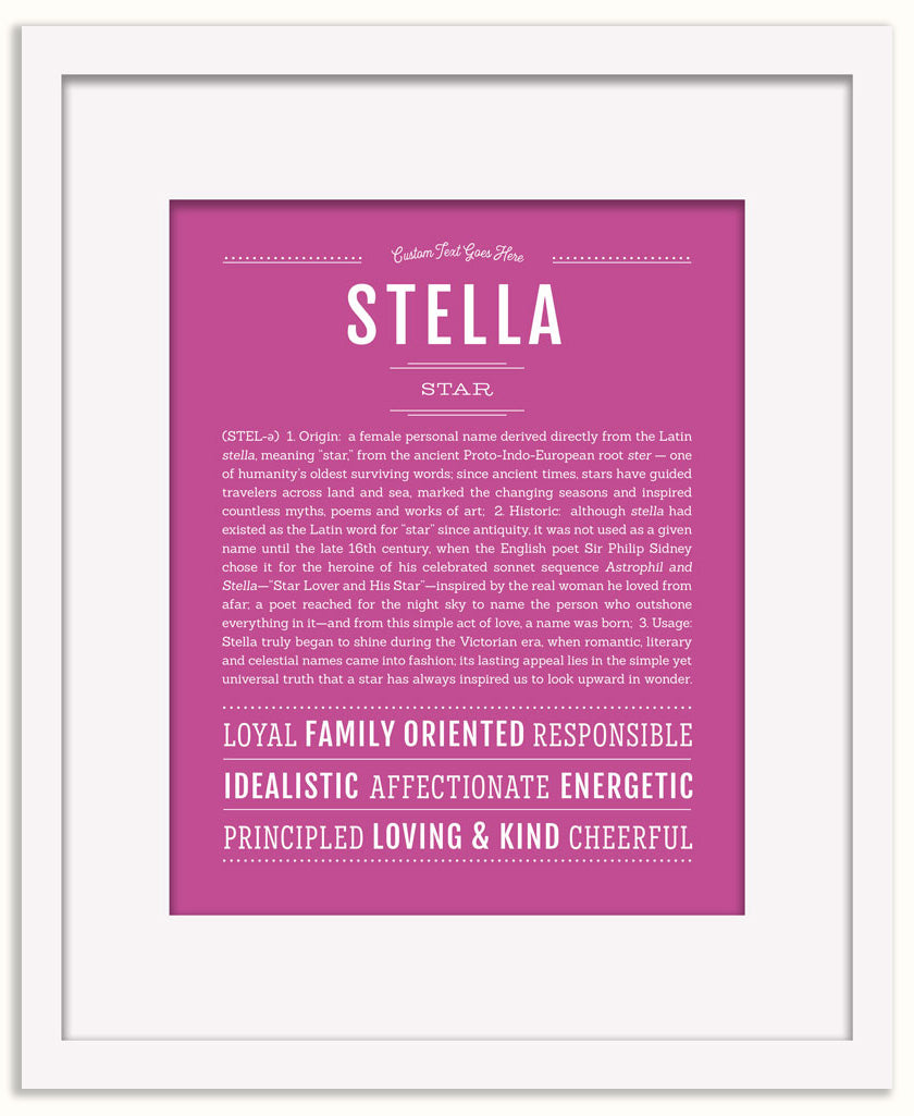 Stella | Name Art Print