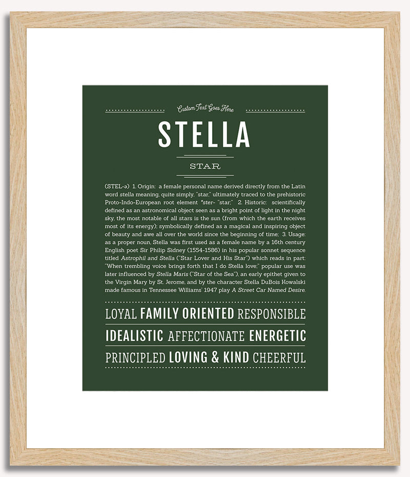 Stella | Name Art Print